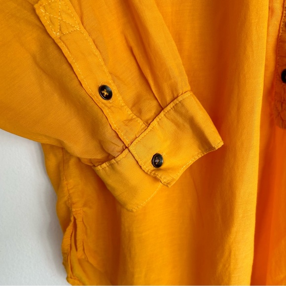 Anthropologie Pilcro Long Sleeve Popover Blouse Size L - Picture 9 of 12